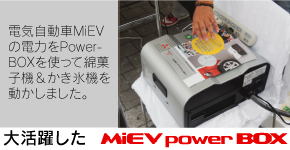 パワーボックスでデモンストレーション