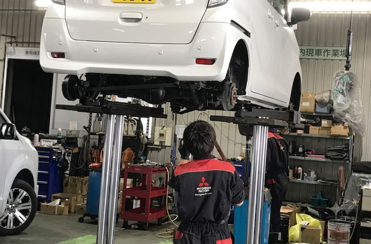 車検の様子
