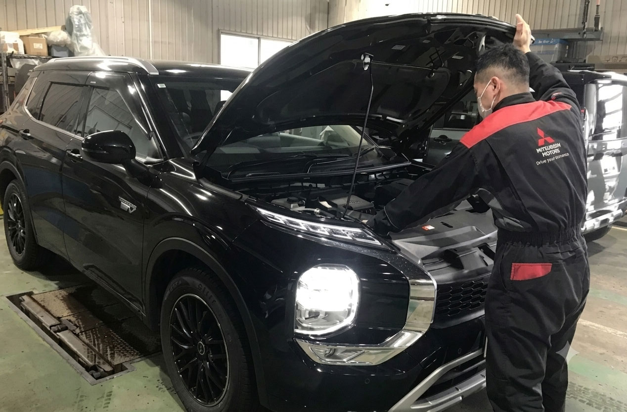車検の様子